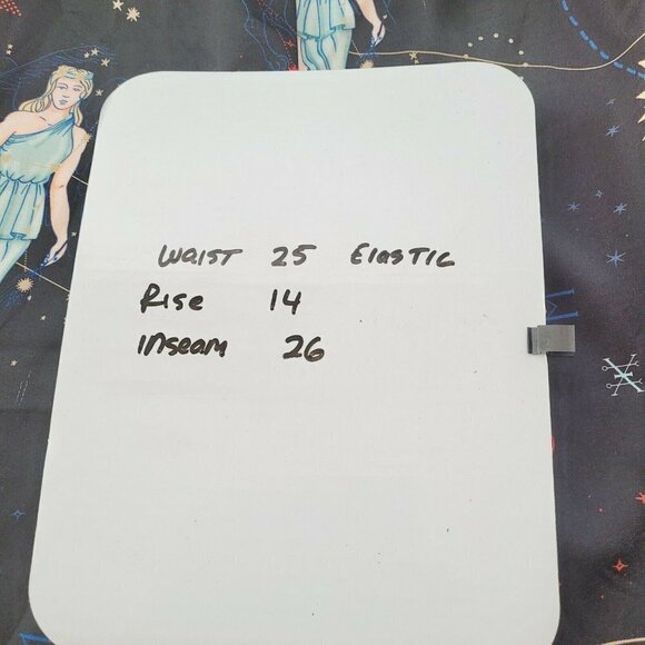 Silvian Heach Astrology Theme Elastic Waist Straight Leg Pants Size X-Small - Picture 8 of 11